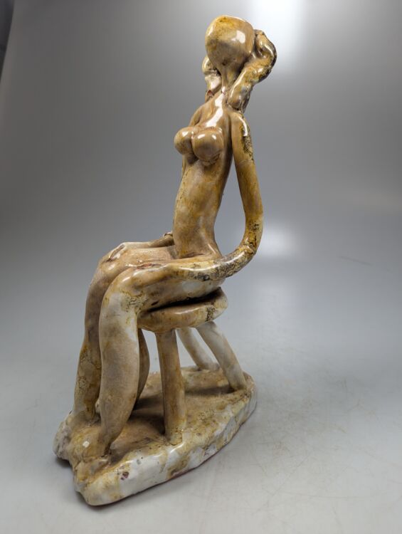 Abstract handgemaakte dame van Keramiek - Afbeelding 2